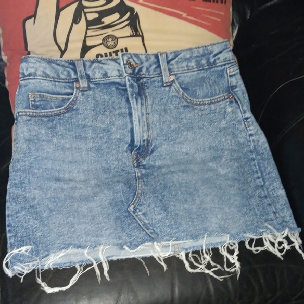 Wild Fable Blue High Waist Skirt
